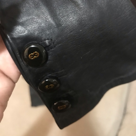 ESCADA — signature button Leather Gloves - Picture 3 of 8